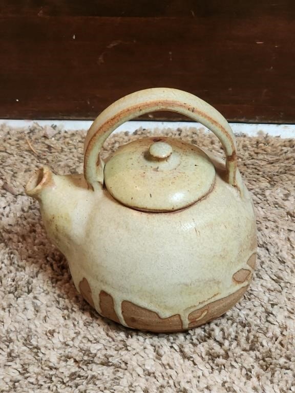 Vintage Pottery Tea Pot