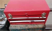 Metal Tool Box With Content