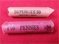 1959 and 1960 Uncirculated Pennies