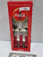 COCA COLA 12 Pc Flatware Set