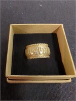 Ladies Ornate 14k Gold Ring 7.5 Dwt Size 7