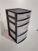 Sterilite 4-Drawer Storage 12.5x14.5x24"