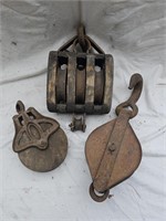 Wooden & Metal Pulleys