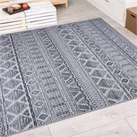 2'3"x11'9" Wilsey Poer Loom Aluminum Rug