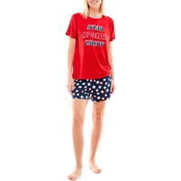 2X S Star Spangled Family Sleep PJ Set Womens AZ28