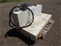 100 Gallon fuel tank; previously used with diesel;