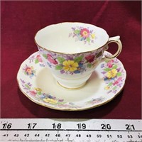 Colclough Bone China Teacup & Saucer