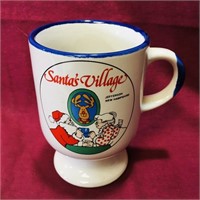 Santa's Village Ceramic Mug (4 1/4" Tall)