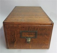 Old Oak Filing Box