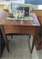 SEARS KENMORE SEWING MACHINE IN STAND