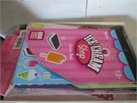 BOX LOT OF NEW CRAFT / STATIONARY ITEMS