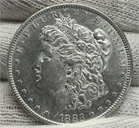 1883 Morgan Silver Dollar Unc.