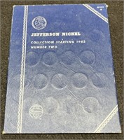 1962 & Up Jefferson Nickel Album w/