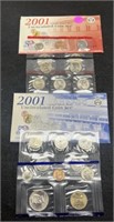 2001 20 Coin Double  Mint Set