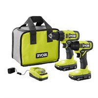 RYOBI ONE+ 18V Cordless 2-Tool Combo Kit with