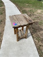 Wood table
24” x 171/2”