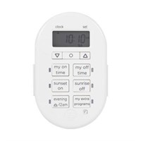 MyTouchSmart Plug-in Digital Timer, White $35
