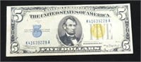 1934 A $5 Silver Certificate