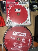 2 DIABLO SAW BLADES