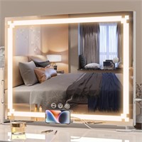 TIMJUTY Smart Vanity Mirror with Lights,Large LED