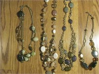 Four Assorted Fashion Necklaces