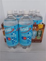 Vintage seltzer water 9- 1 Liter bottles BB: 6/24