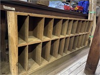 Wooden Shelf- - 75"Lx25"Hx9"D