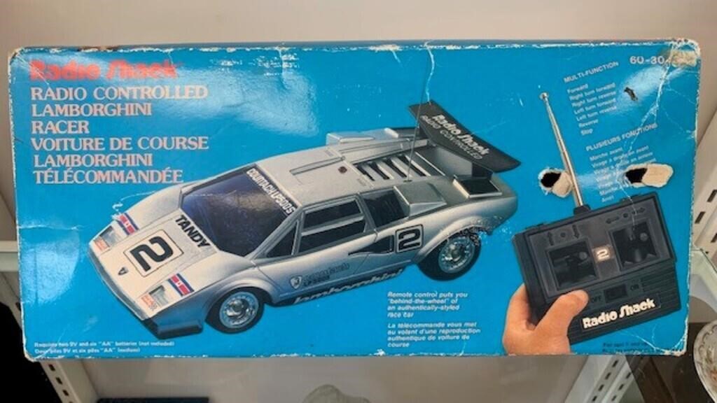 Vintage Radio Shack RC Lamborghini