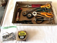 Tin Snips, Tape Measures, Scissors, & More