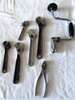 Crescent Wrenches, Brace, & Pliers