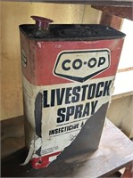 Vintage Cannister of Coop Livestock Spray