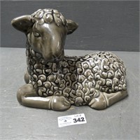 13" Pottery Lamb
