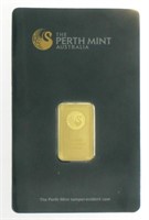 5 Gram Perth Mint .999 Pure Gold Bar