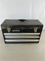 Performax metal toolbox. Approximately 20 inches