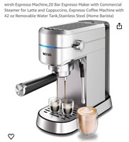 wirsh Espresso Machine, 20 Bar Espresso Maker