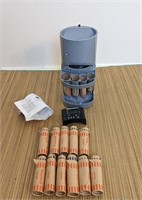 BATTERY OPPERATED COIN COUNTING AND PACKAGEING MAC