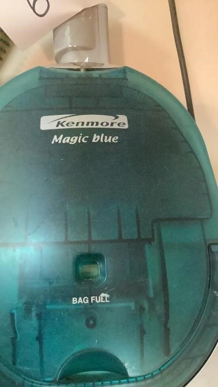 Kenmore magic blue vacuum cleaner with
