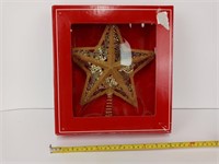 Holiday Lane Gold Plated Tree Topper