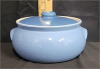 Blue Uhl Pottery Bean Pot #529