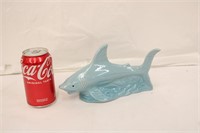 Vintage Ceramic Shark, Made in Brazil