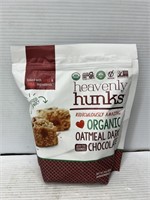 Heavenly hunks organic oatmeal dark chocolate