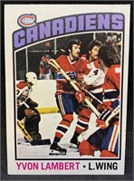 1976 OPC #232 Yvon Lambert Hockey Card