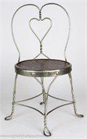 Child's Wrought Iron Ice Cream Parlor Chair