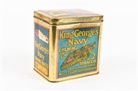 KING GEORGE'S NAVY CHEWING TOBACCO TALL CHEST