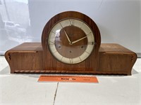 Timber Mantle Clock - 505 x 240
 Not Tested