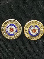 Lot of 2 Local 1442 Service Lapel Pins