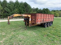 1975 Schuster Gooseneck Dump Trailer w/Grain Box