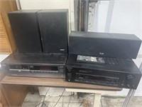 JVC CD Player, Bose Speakers, Sony Audio/ Video