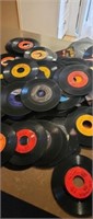 Large lot of 45's