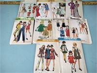 Vintage sewing patterns